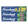 Paquete 3 Fixodent Plus Crema Adhesiva Dentadura 2oz Xchws P