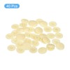 uxcell 40PCS Screw Cap Covers, 12mm Waterproof Plastic Screw Decorative