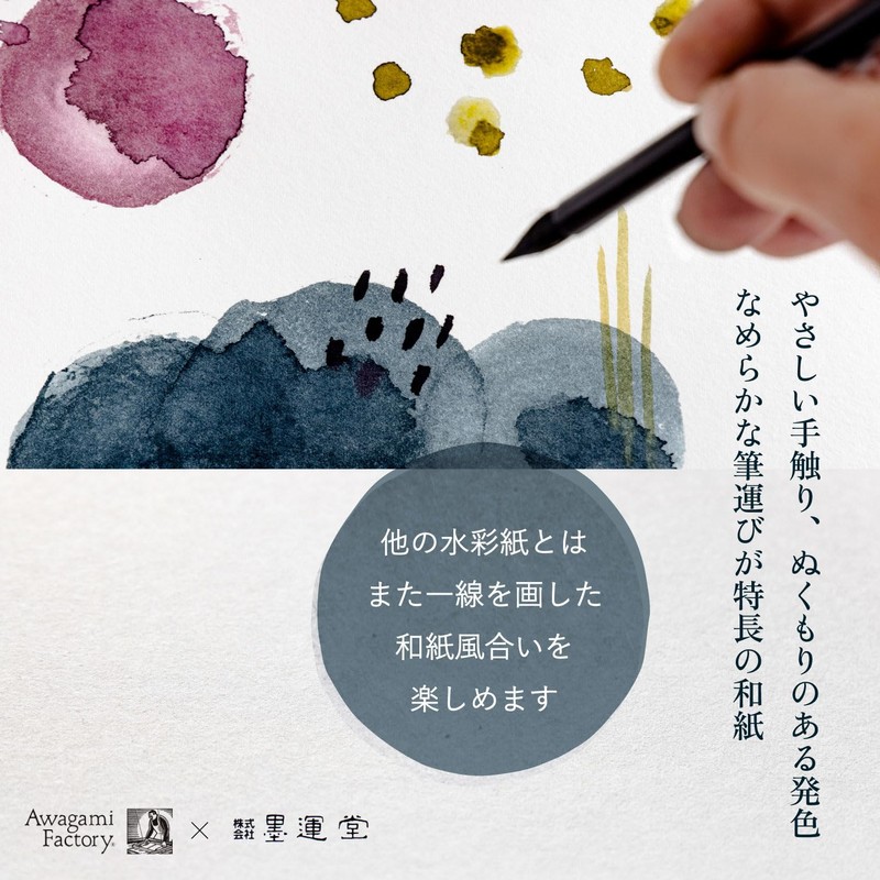 Sumundo 24403 Washi Paper for Light Color Painting, A4, 10