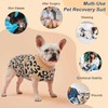 Kuoser Surgical Recovery Suit for Dogs Cats, Pet Leopard Printed