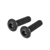 sourcing map M3x12mm Hex Socket Button Head Cap Bolts Screws