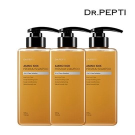 Dr. Pepti Amino 100K Premium Shampoo 3-pack (Container Renewal) / 닥터펩티 아미노 100K 프리미엄 샴푸 3개 (용기 리뉴얼)
