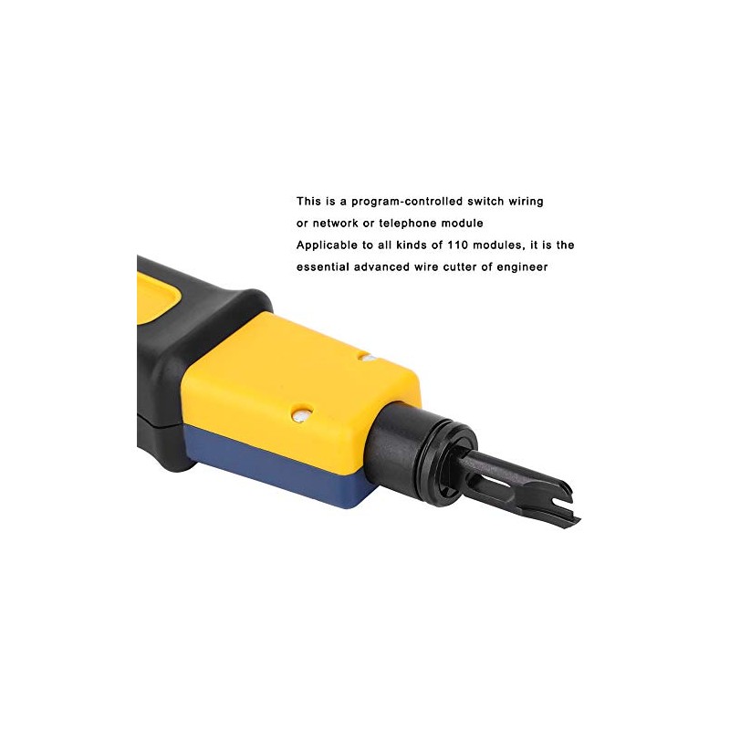 Punch Down Impact Tool with 88/110 Cut Blade Network Wire