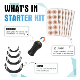 120dilatador Respiración Tiras Nasal Magnetico Anti Ronquido