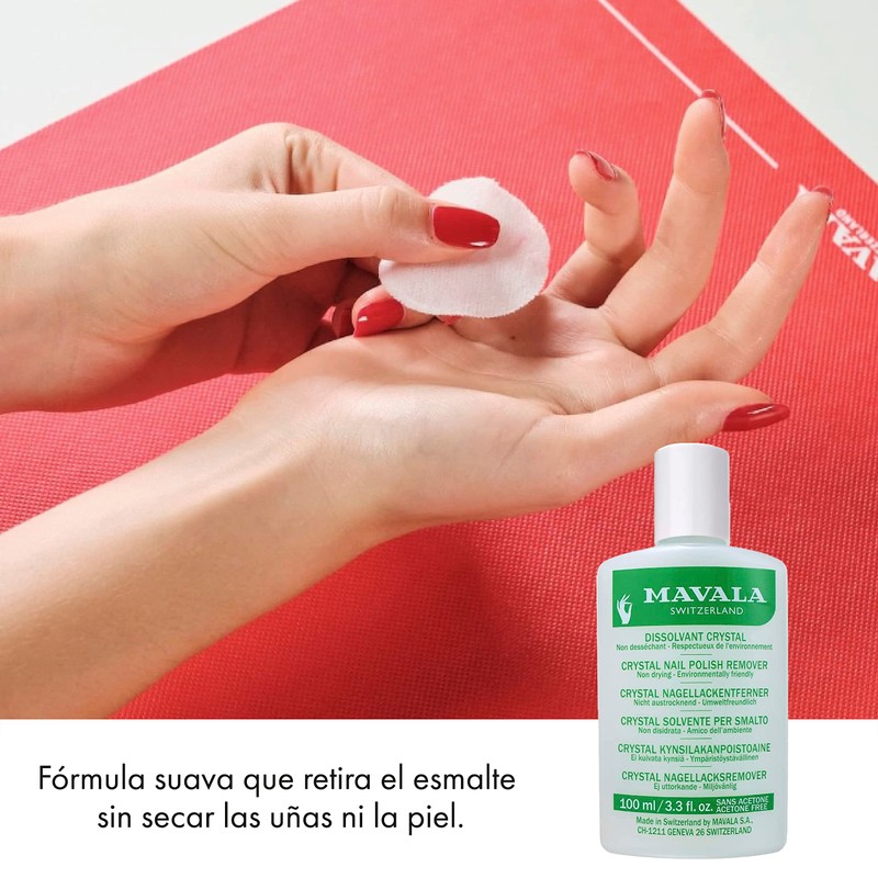 Mavala Crystal Nail Polish Remover Acetone Free 100 ml