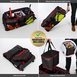 Roamwild Carry-More Heavy Duty Large Equipment Rolling SUV/Camera/Duffel Bag Perfect For Photography SUVs Sales Reps RV and Gym Equipment