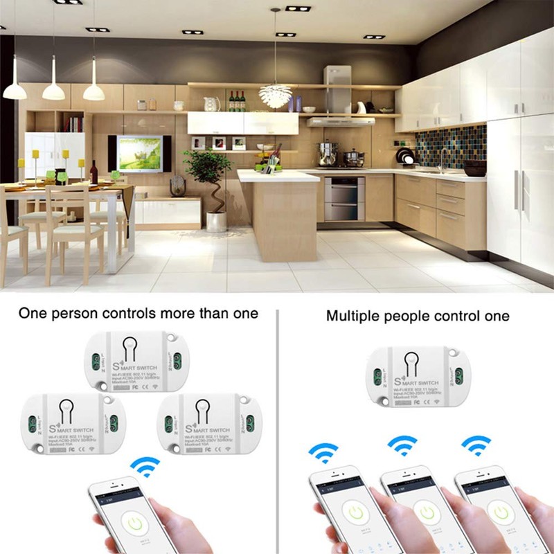 RODOT 10A Basic Wi-Fi Wireless Smart Switch for Smart Home
