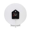 Mnsruu Wall Clock Silent Non Ticking, Round Running Horses Art