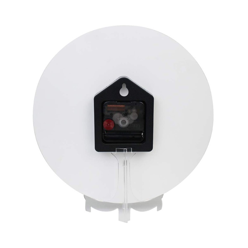 Mnsruu Wall Clock Silent Non Ticking, Round Running Horses Art