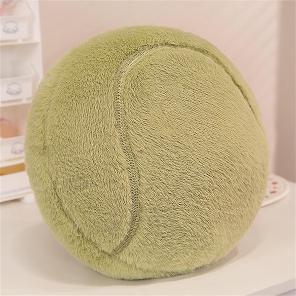 Ueiwffzo Ball Cushion Round 35 cm Plush Cushion Soft Basketball