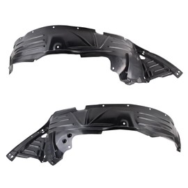 TRQ TRQ Front Inner Fender Liner Set Compatible with 2007-2008 Honda Element HO1248129 HO1249123