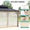 Aoodor Universal 10x10 ft Gazebo Mosquito Netting, Replacement 4-Panel Sidewalls