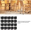 20 Pcs Chair Leg Floor Protectors Silicone Anti Slip Abrasion