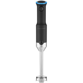 Chefman Cordless Power Portable Immersion Blender, Ice Crushing Power with One-Touch Speed Control, USB Charging, Quickly Mixes Smoothies, Purees Soups, Dips, Sauces, Storage Case, Stainless Steel