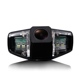 Super Pro HD Night Vision Car Backup Camera, Waterproof Rear-view License Plate Light Reverse Parking Camera for Honda Accord Civic EK/FD Odyssey Pilot Acura TSX