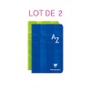 Clairefontaine 63608AMZC Set of 2 Stapled Alphabetical Directories - 11x17