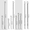 20Pcs Rotary Hammer Drill Bits and Chisel Set, SDS-Plus Shank