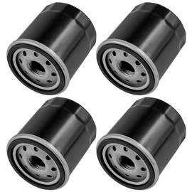 4-Pack. 49065-2071 Engine Oil Filter – 3/4"-16 Thread, 3" Height, 20 Micron Filtration – Compatible with Kawasaki Engines