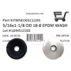 FAS (50) 5/16 x 1-1/8 OD Stainless Steel Washer EPDM