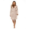 Ladies Dressing Gown Womens Luxury Short Hooded Bathrobe Teen Girls