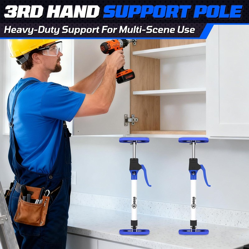 XINQIAO Third Hand Tool Support System, Premium Steel Telescoping Pole