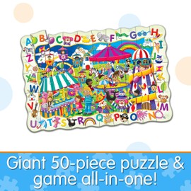 The Learning Journey Puzzle Doubles - Find It! ABC - Large Floor Puzzle For Kids Ages 3-5, ABC Puzzles For Kids Ages 3-5, Alphabet Puzzle, Award Winning Educational Toys