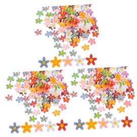 VICASKY 300pcs Flatback Flower Charms for Nail Decorations Colorful Cherry Blossom Resin Decals for Manicure Home and Special Occasions