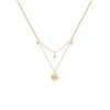 Elli Women's Astro Sun Moon Necklace with Crystals in 925