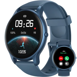 Parsonver Reloj Inteligente (Contestar/Hacer Llamadas), 1.32" HD Fitness Watch para Hombres Mujeres, 100+ Modos de Deporte IP68 Impermeable, Rastreador de Actividad para Android iOS Teléfono
