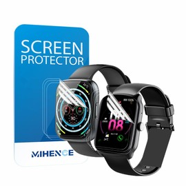 Mihence Screen Protector Compatible for T80 Smart Watch 1.95'' , HD Full Coverage TPU Protective Film Compatible for Cillso / Puqo 1.95'' Smartwatch / Y66 Smartwatch ( 6PCS )
