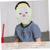 SAFIGLE 6pcs Blank Clown Masks for Boys and Paper Masks