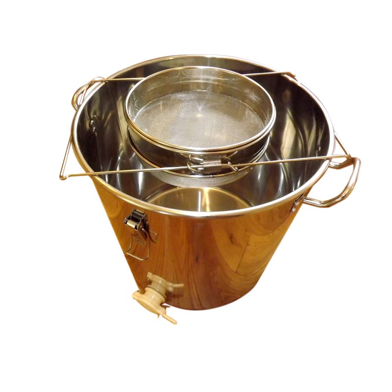 Beekeeping Supplies UK Ltd - Honey Strainer with two separate