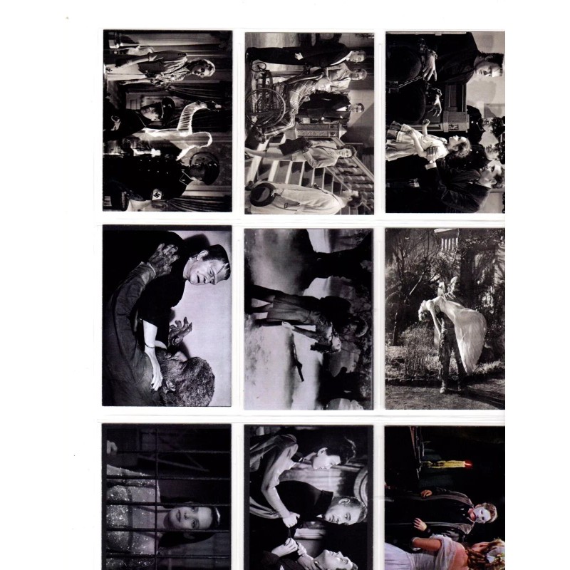 UNIVERSAL MONSTERS SET CUSTOM TRADING CARD 90 CARDS SET