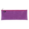 Helix Pencil Case Nylon Co-ordinated Zip 330x125mm Assorted Colours -
