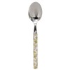 Kawaii 080789 Chou Chou Cutlery Series Dessert Spoon, Clover, Green