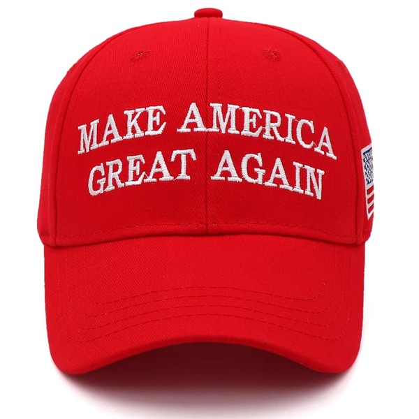 Make America Great Again Hat,Donald Trump Hat Trump 2024 MAGA Hat Adult Embroidered MAGA USA Flag Adjustable Baseball Cap