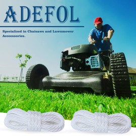 Adefol Recoil Starter Rope 4.8-Meter Pull Cord for Honda GX160 GX200 GX100 GX120 5.5HP 6.5HP Lawn Mower Chainsaw Trimmer Edger Brush Cutter Engine Parts