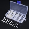 Jiawu 150pcs Durable -Resistant Screws Bolts Nuts Washers Assortment Kit