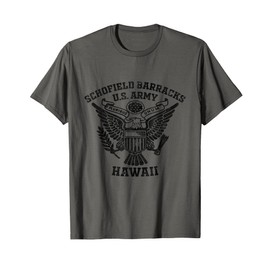 Schofield Barracks US Military Base Hawaii HI Veteran Gifts T-Shirt