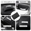 PAVIKE Car Tissue Case, Hanging Car Tissue Holder, Black, PU
