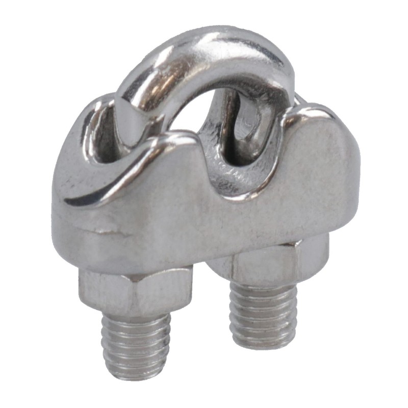 5mm Wire Rope/Cable Grip/Clamp Stainless Steel 316 Marine Grade 10