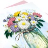 TUMYBee Get Well Soon Greeting Card, Flower Card for Get