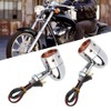Retro Bullet Style Motorcycle Bright LED Turn Signal Light Indicator
