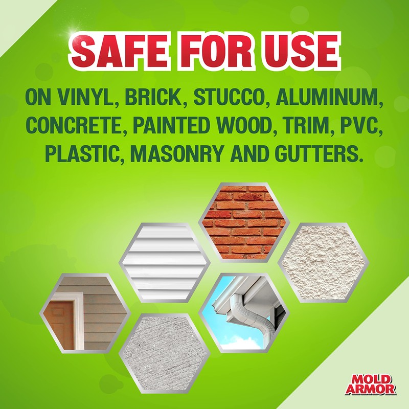 MOLD ARMOR 64 oz. E-Z House Wash - Brick, Concrete,