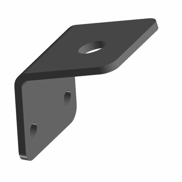 Polaris Snowmobile Flag Mount Bracket, Medium Gloss Black, Genuine OEM