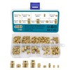 Wkmamo Pack of 400 Threaded Inserts, Female Thread Knurled Brass