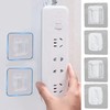 fogman Power Strip with Fixed Holder, Hook, Remote Control, Router