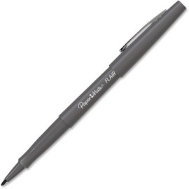 Flair Felt Tip Marker Pen, Slate Gray Ink, Sold as One Each