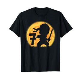 Ninja Kids 7th Birthday 7 Year Old Boy Seven Years T-Shirt