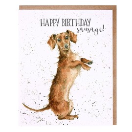 Happy Birthday Wurst Wrendale Designs Hund Geburtstag Karte